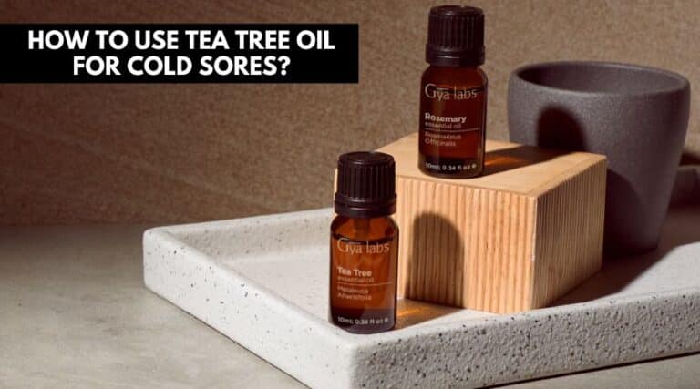 How to use tea tree oil for cold sores?